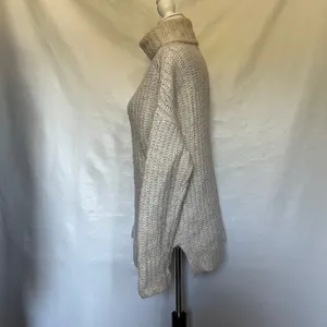Abercrombie & Fitch Chunky Turtleneck Womens Sweater Sz XS Fisherman Coastal thumbnail 6