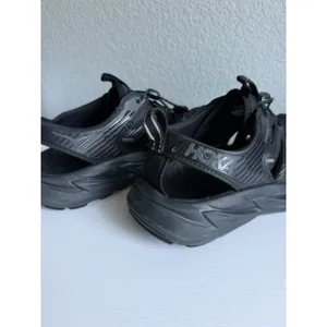 Hoka One One Hopara hiking sandals in Black/Black. Women's US size 8.5. thumbnail 3