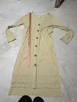 Free people we the free Button-Front Long Sleeve Dress XL thumbnail 9