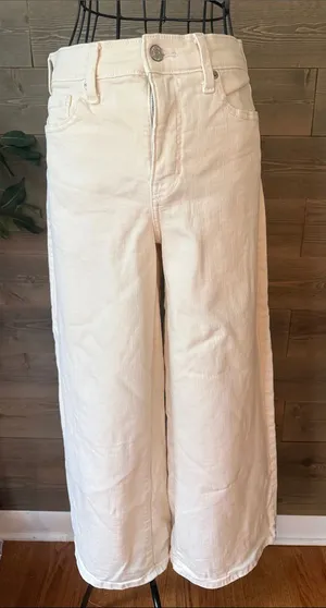 Banana republic wide leg cropped jeans thumbnail 1