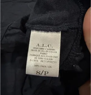 A.L.C. Ruffle Linen Knit Tank Top Small thumbnail 6