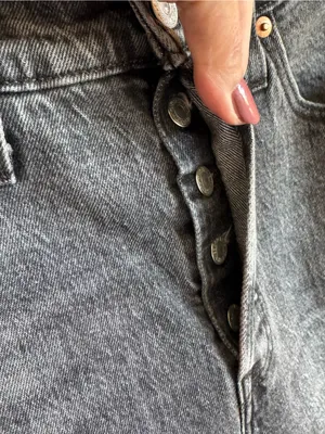 Levi’s Premium 501 Skinny Jeans Gray Black Wash W28 L28 thumbnail 5