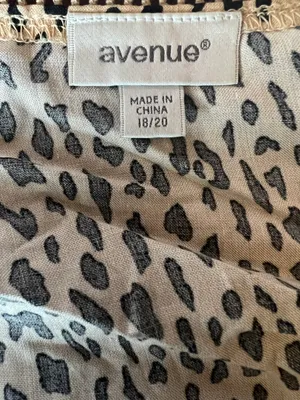 Ladies Plus Size Top Multi thumbnail 4
