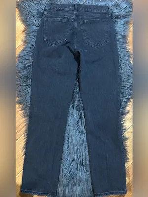 Abercrombie & Fitch Mid Rise 90's Straight Black Jeans Size 25 Short thumbnail 3