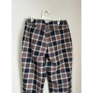 Tory Burch Garrett Tartan Plaid Trousers Women's Size 8 Tailored‎ thumbnail 8