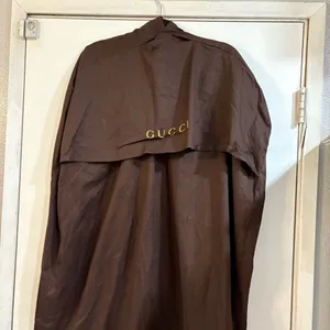 GUCCI Brown Travel Dress Suit Garment Bag Zipper Long Protective Sleeve Logo thumbnail 5
