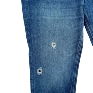 Free People Maggie Straight Jeans‎ Sequoia Blue Denim Size 28 thumbnail 7