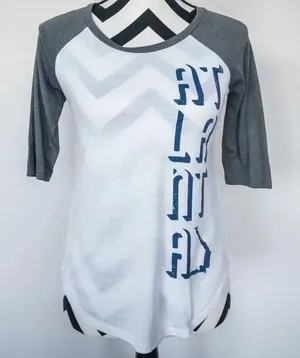 Atlanta Baseball T Sz Xs‎ Blue thumbnail 1