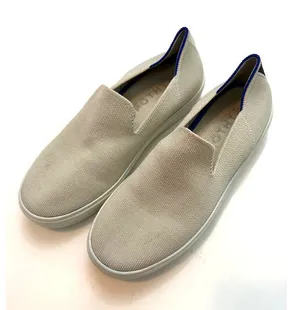 Rothy's Slip on Sneaker in off white thumbnail 1