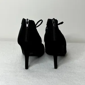 Impo Black Strappy Lace Up Heels thumbnail 4