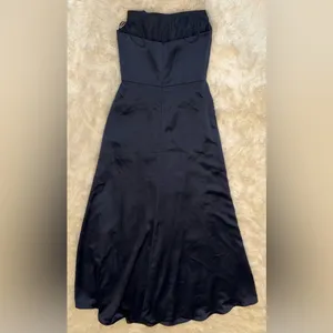 NWOT Amsale Jara Strapless formal gown French Blue sz 10 thumbnail 8