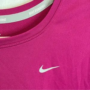 NIKE Women’s Dri-Fit Running Tee in‎ Magenta, Large thumbnail 3