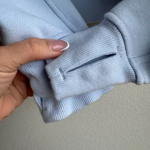 Lululemon Scuba Oversized 1/2 Zip Hoodie Light Blue 2024 Release Size XS / SMALL thumbnail 5