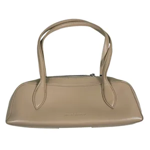 Melie Bianco Tilda Vegan Leather Shoulder Bag Beige Tan Minimalist Old Money thumbnail 2