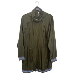 Free People Wind Swept Hooded Anorak Parka Utility Jacket Medium Windbreaker thumbnail 2