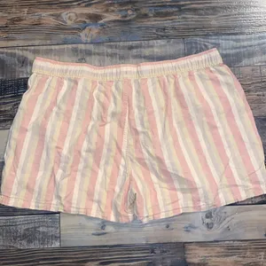 Patagonia draw string striped shorts size large thumbnail 3
