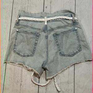 7 for all mankind blue denim shorts thumbnail 5