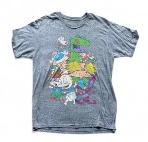 nickelodeon heather gray graphic tee thumbnail 1