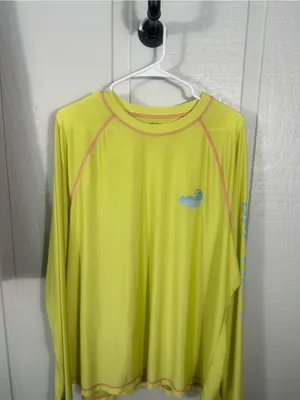 Cabana By Crown & Ivy Green Rashguard Size XL EUC thumbnail 3