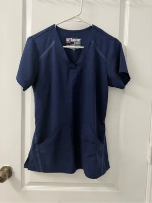 Grey's Anatomy Impact Women's Elevate Scrub Top Indigo S thumbnail 3