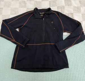 Ariat Women's‎ Fleece-Lined Quarter-Zip Pullover size L thumbnail 1