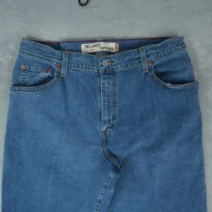 Vtg Y2K Levis 550 Jeans Relaxed Tapered Jeans Women 14M Stretch High Rise Mom thumbnail 3