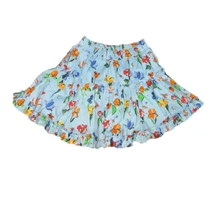 HILL HOUSE 'The Paz Skirt' Space Floral Ruffle Mini Skirt Size M New w/o Tag thumbnail 6