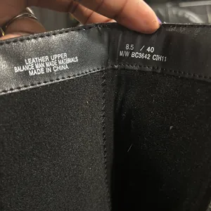 Black Leather Buckle Boots thumbnail 10