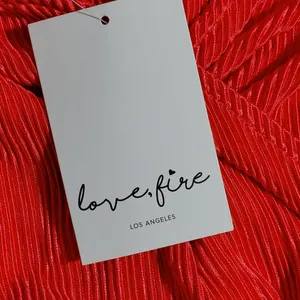 Love,Fire‎ Vibrant Red Pleated Wide-Leg Jumpsuit Sleeveless Size L NEW thumbnail 11