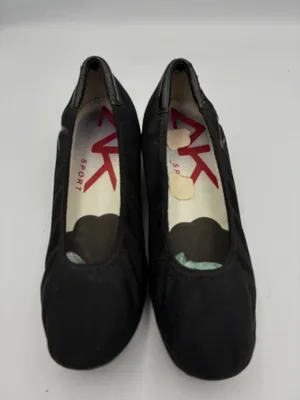 Anne Klein Sport Wisher Womens Black Fabric Wedge Shoes 7.5 Slip-On Cushioned thumbnail 6
