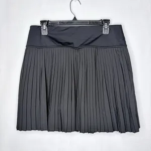 Quince Black Court Sport Pleated Tennis Mini Skirt thumbnail 8
