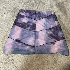Princess Polly Purple The Bella‎ High Waisted Mesh Mini Skirt Women's Size 6 thumbnail 2