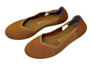 ROTHY’S Fawn Colorway Rounded Toe Ballet Knit Flats Slip On Eco Friendly Size W8 thumbnail 1