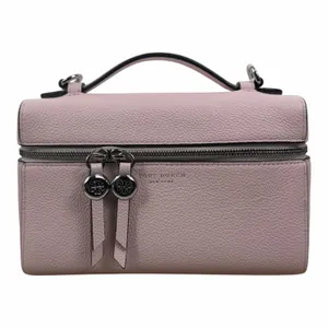 Tory Burch Slim Romy Top Handle Bag Leather Crossbody Bag Rose Pink thumbnail 7