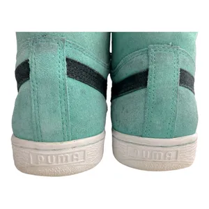 Puma Suede Classic Mid High Top Sneakers Mint Tiffany Blue Black Womens Size 8 thumbnail 12