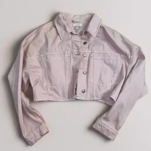 Pink Topshop Jean Jacket  thumbnail 1