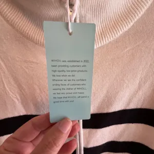 Wiholl Striped Knit Sweater Mock Neck‎ Ivory and Black NWT thumbnail 7