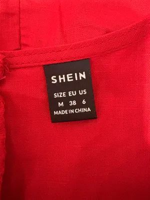 Shein Red Cut-Out Dress thumbnail 3