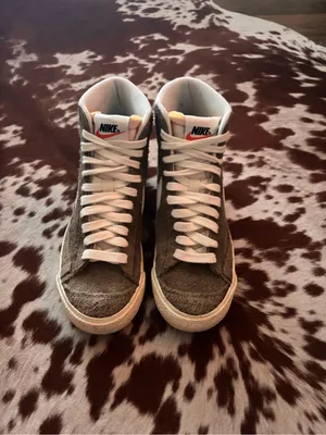 Nike Blazer Mid Vintage Suede Sneakers - dark‎ green & White thumbnail 2