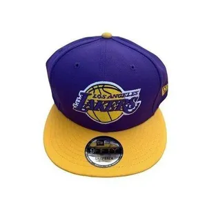 Lakers - NBA LA Lakers Trucker Hat in Purple & Yellow thumbnail 1