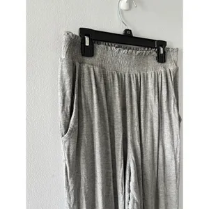 Carly Jean Los Angeles Luke Everyday Pants Size Medium Heather Gray Loungewear thumbnail 2