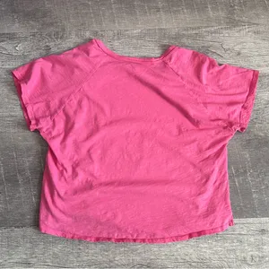 Altar'd State Oversized Crop Top Tee Womens S Pink Cotton Relaxed Fit Casual thumbnail 4
