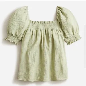 J.Crew Squareneck puff-sleeve soft gauze top thumbnail 5