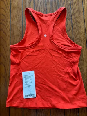 Lululemon Align Waist-Length Racerback Tank Cherry Ember Size 8 NWT thumbnail 2