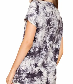 SheIn Ladder Neck Tie Dye Tee thumbnail 3