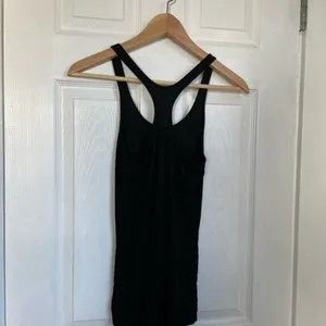 Old Navy ribbed black workout exercise tank top womens size m thumbnail 3