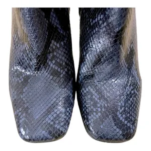Sam Edelman Womens CODIE leather Navy Ankle Boots Shoes 6.5M snake print thumbnail 9