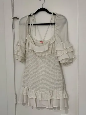 For Love & Lemons Bora Bora Ruffle Dress thumbnail 3