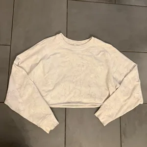 Lululemon LA Pullover Crew in Watercolor Wash White/ Stargaze thumbnail 2