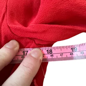 NEW Equipment Twist Front Midi Dress Red-Orange thumbnail 10